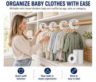 Baby Closet Dividers Clothes Organizer Nursery Size Labels Hanger Rack Separator