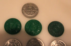 Vintage Lot Of 8 Washington State Sales Tax Tokens   Plus 1  Good Time Token