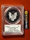 2019 W Proof Silver Eagle Pcgs Pr70 Mercanti Congratulations Set Philadelphia
