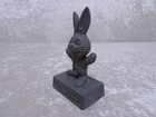 100 Years Vaillant Metal Design Advertising Figure Bunny - Vintage 1974 -