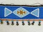 Old Native American Handmade Beaded Belt W  Jingles 57    Long X 4    Wide Rare