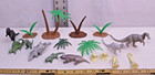 Marx Prehistoric Play Set Figures Caveman   Dinosaurs With Box
