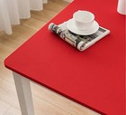  Fitted Square Tablecloth Spandex Stretch Cocktail Table 34  X 34   square  Red