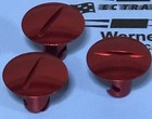 Anodized Aluminum Dzus Fasteners - Red - 7 16    -  500 - Large Head