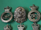 6 X Vintage Police Cap Badges Lancashire Surrey Constabulary Scottish Cambridge