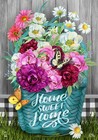 Briarwood Lane Floral Basket Garden Flag