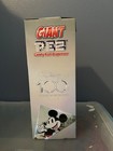 Pez Disney 100 Giant Silver Mickey Mouse Candy Roll Dispenser W candy Refill