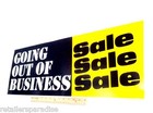 Popular Going Out Of Business Sale 28  Long Store Window And Wall Poster Banner