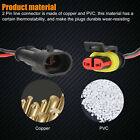 2pin Waterproof Electrical Wire Cable Connector Male Female Way Plug Kit Lot