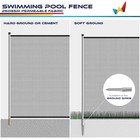 Removable Outdoor Fencing Fence Panel For Swimming Pool Baby Kids Safety Fenc   