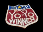 Vintage 1952 Duncan Yo-yo Winner Goldstar Patch 5 