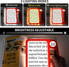 5x 10x Page Magnifying Glass Handheld Magnifier Reading Magnify