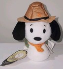 Hallmark Itty Bittys Peanuts Snoopy Beagle Scout  4 Inch  Nwt Stuffed Animal Toy