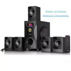 Befree 5 1 Channel Surround Sound Speaker System Remote Usb Sd Bluetooth Fm