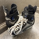 Ccm Externo E9 Hockey Skates Sz 9 Men   s Black Gray Good Cond  