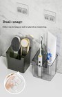 Set Of 2 Storage Organizer Bins Wall Mounted Shower Caddy  Bathroom Shelves