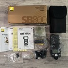 Nikon Speedlight Sb-800 W  Case  Filters  Diffuser  Manual   Box