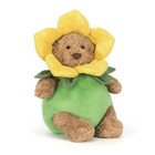Jellycat Bartholomew Bear With Daffodil Outfit Nwt dust Bag