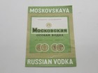 Vintage Export Label Of Soviet Vodka  moscow Special Vodka  Rare 7 Pieces