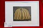 Yayoi Kusama Pumpkin 2000 Signed Serigraph With Framed In Good Condition