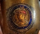 Vintage King George Queen Elizabeth Coronation Cup 1937 Metal Made In England