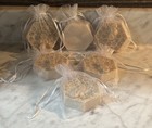 6 Bars Goat Milk Bar Soap Scented  Honey And Oats Exfoliating Honeycomb Shaped