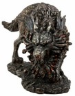 Viking Norse Mythology Fenrir Statue 8 25 l V  nagandr Giant Wolf Figurine Decor