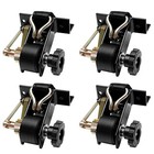 Ladder Rack Ratchet Straps W  J-hook 1 5 w X 7 5 l Black For Square Tube Mount