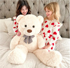 47 Inch Cute Giant Teddy Bear Big Huge Stuffed Animal Large Soft Plush Toy White