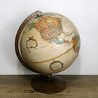 Replogle 12 Inch Diameter World Classic Globe Metal Rotating Stand Made In Usa