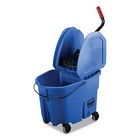 Rubbermaid Commercial Wavebrake 2 0 35 Qt Down-press Mop Bucket And Wringer  -