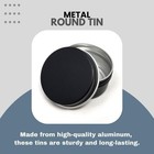 Personalized Engraved From The Kitchen Gift   ready Black Round Storage Tin Charm