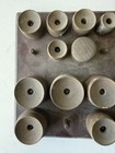 Antique Vintage Wooden Watchmakers Jeweler Doming   Dapping Block Set Incomplete
