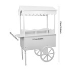 55lbs Candy Cart Display Stand With 2 Wheels Decorated Dessert Cart Candy Cart