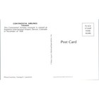 Continental Airlines Viscount Vintage Postcard Pc19