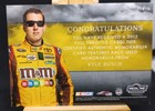 Kyle Busch 2012 Press Pass Authentics  74 75 Firesuit Sheet Metal