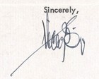 Victor Borge Signed Letter