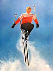 Vintage   Original 1960 s  mammoth Mountain  Ski Poster W corky Fowler Tip Drop 