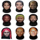 3d Printed Mask Cosplay Headwear Hiphop Fashion  Elastic Mesh Full Face Mask