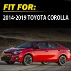 Exterior Outer Door Handle Rear Right Side Black For 2014-2019 Toyota Corolla