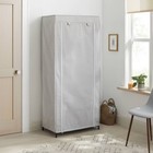30  Double Rod Fabric Covered Wardrobe - Brightroom