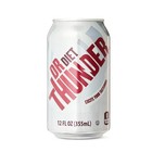 Great Value Dr Thunder Diet Calorie Free Cola Soda Pop  12 Fl Oz 12 Pack Cans   