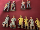 Lot A -13  Vintage Barclay Manoil Lead Train Christmas Village Figures