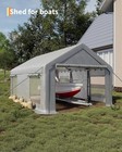 12x20 Ft Carport Canopy Car Shelter Garage Heavy Duty Outdoor Party Shed Tent