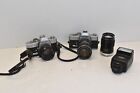 Vintage Minolta Sr-t 101 Camera   Lenses Lot  untested 