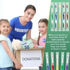 50pk Disposable Toothbrushes Bulk Soft Bristle Individually Wrapped Travel Hotel