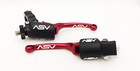 Asv F3 Red Front Brake Clutch Perch Levers Pair Pack Honda Trx 300ex Trx 400ex