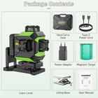 Huepar 4d Laser Level 16 Lines Self Leveling Cross Line 197ft 704cg   Receiver