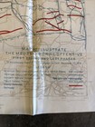 Wwi Map Meuse-argonne Offensive First  Second And Last Phases November 20 1918