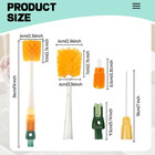 5-in-1 Bottle Brush Cleaner Set  Long Water Bottle   Straw Cleaning Brushes